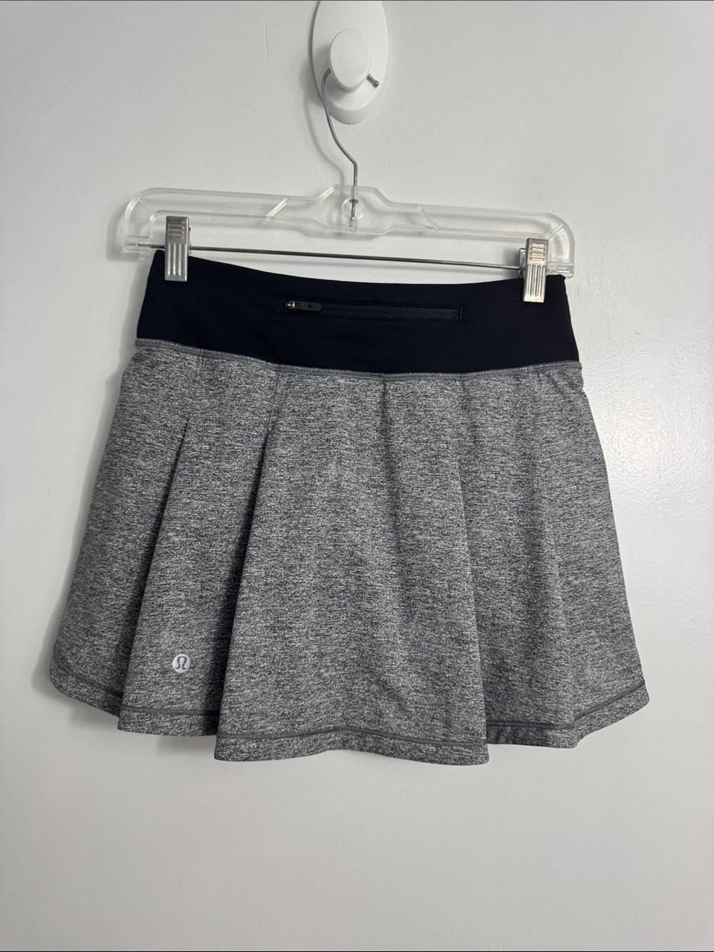 Lululemon Pace Rival Skirt Tall Gray Size 2 Tall - Picture 3 of 7